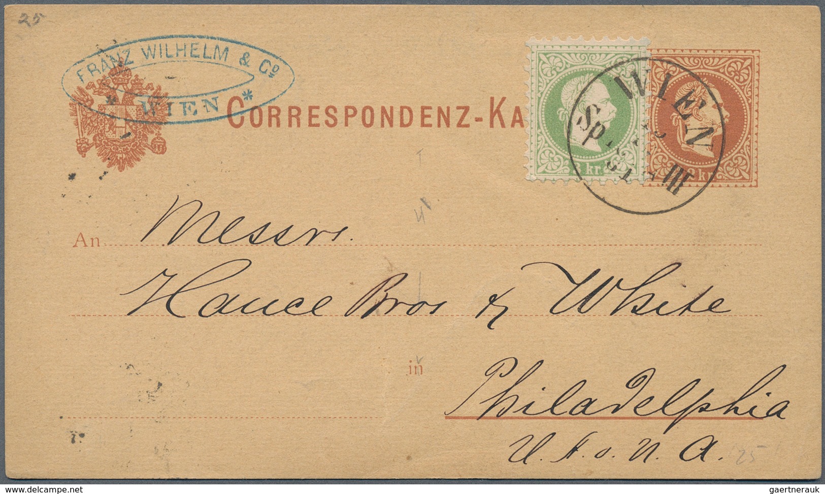 27655 Österreich - Ganzsachen: 1870/1960 (ca.), umfangreicher Bestand von ca. 1.600 gebrauchten Ganzsachen