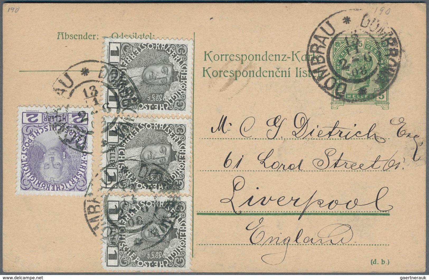 27655 Österreich - Ganzsachen: 1870/1960 (ca.), umfangreicher Bestand von ca. 1.600 gebrauchten Ganzsachen