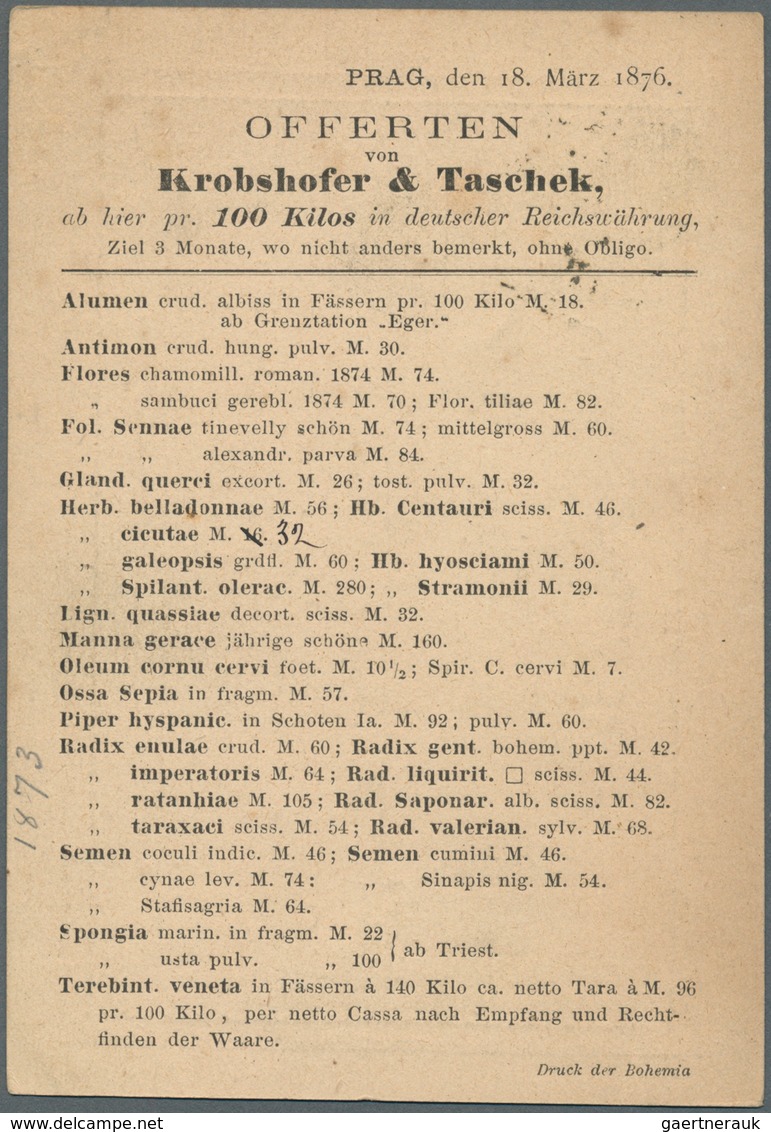 27658 Österreich - Ganzsachen: 1873/1905 (ca.), Bestand Von über 70 Meist Gebrauchten Postkarten Alle Mit - Autres & Non Classés