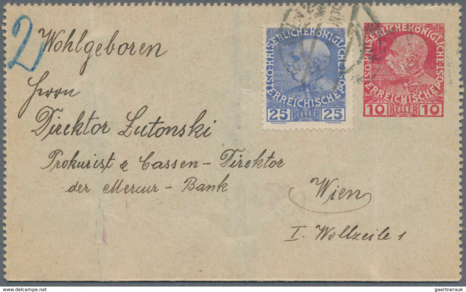 27659 Österreich - Ganzsachen: 1879/1914, ROHRPOST-Ganzsachen, Interessante Sammlung Mit Ca.40 Gebrauchten - Autres & Non Classés