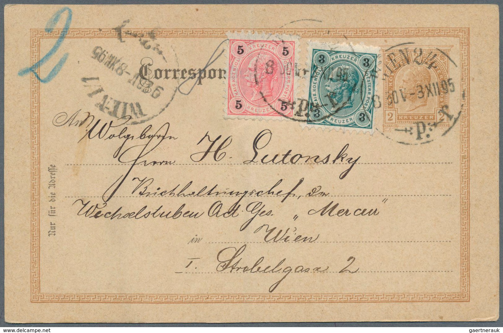 27659 Österreich - Ganzsachen: 1879/1914, ROHRPOST-Ganzsachen, Interessante Sammlung Mit Ca.40 Gebrauchten - Autres & Non Classés