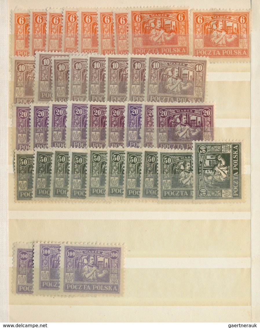27715 Polen: 1920/1960 (ca.), Interesting Accumulation In Glassines/small Albums/loose Material, Mainly Ol - Lettres & Documents