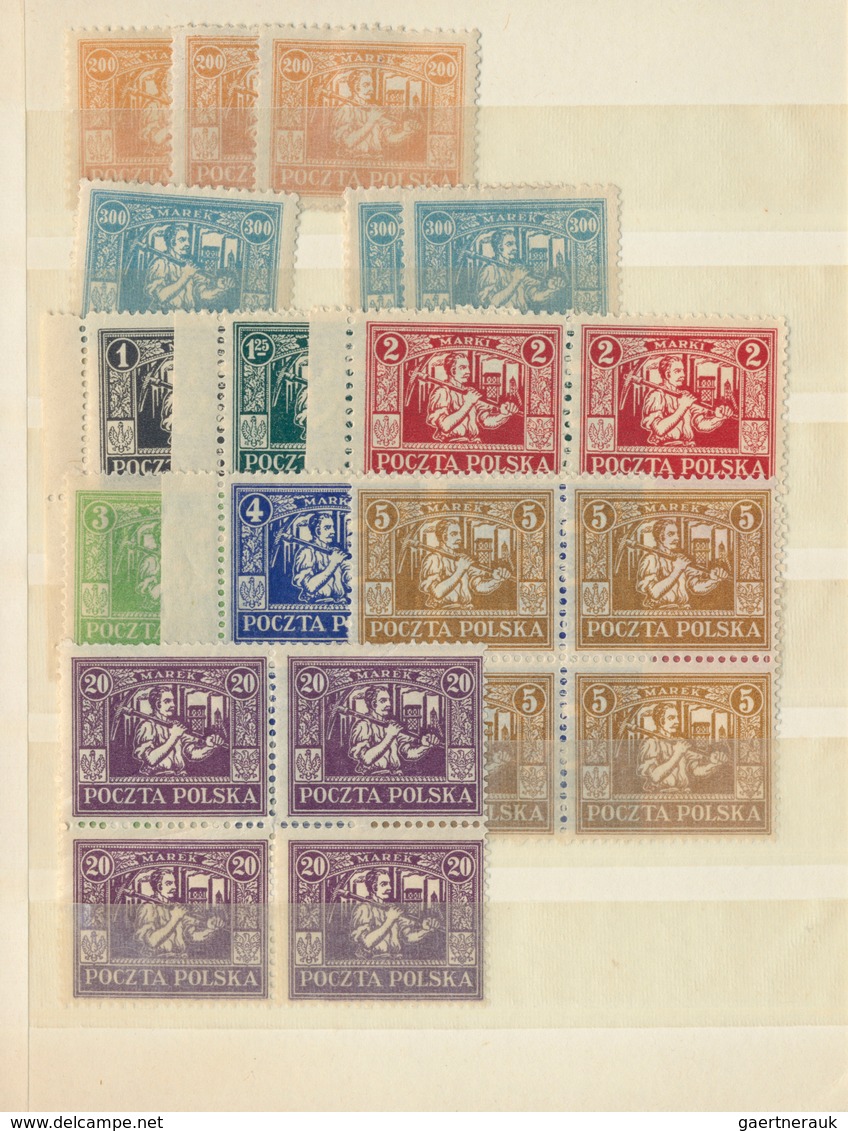 27715 Polen: 1920/1960 (ca.), Interesting Accumulation In Glassines/small Albums/loose Material, Mainly Ol - Lettres & Documents