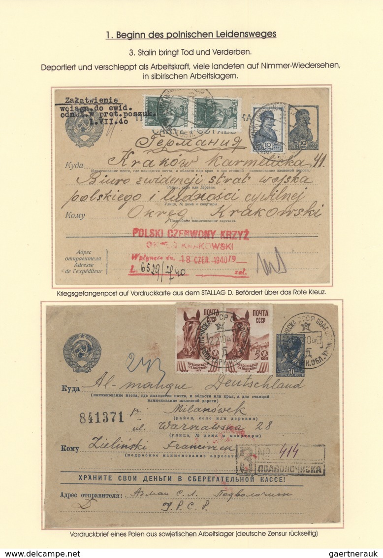 27720 Polen: 1939/1946, POLAND IN WWII In General And 1944 WARSAW UPRSING/SCOUT POST In Particular, Tremen - Lettres & Documents