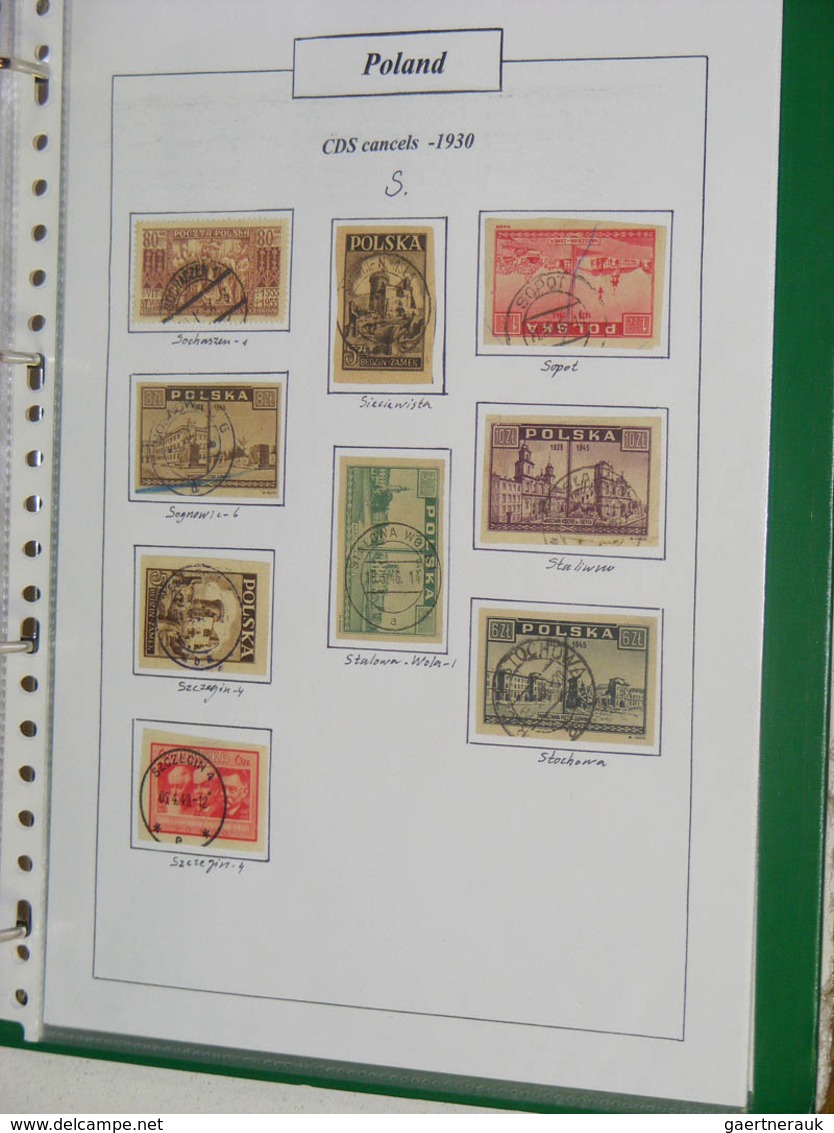 27734 Polen - Stempel: Collection Cancels Of Poland In Album And Stockbook. Contains Mostly Classic Materi - Machines à Affranchir (EMA)