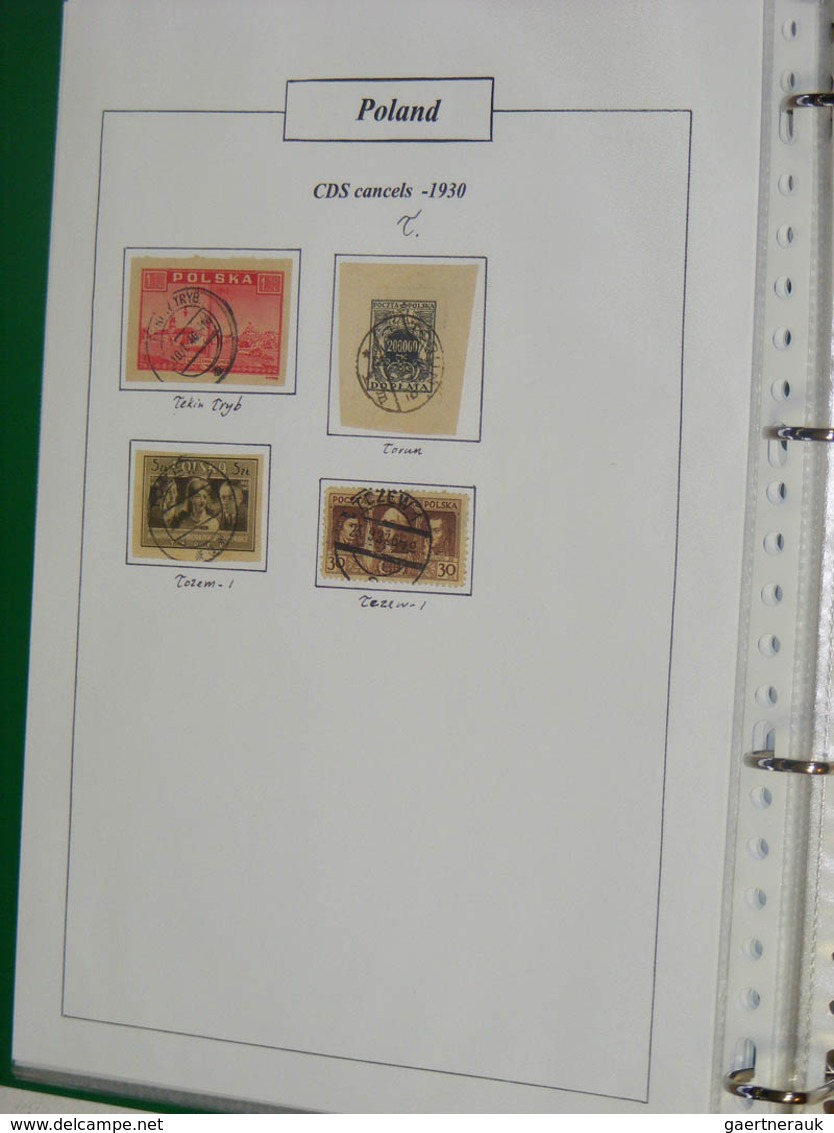 27734 Polen - Stempel: Collection Cancels Of Poland In Album And Stockbook. Contains Mostly Classic Materi - Macchine Per Obliterare (EMA)