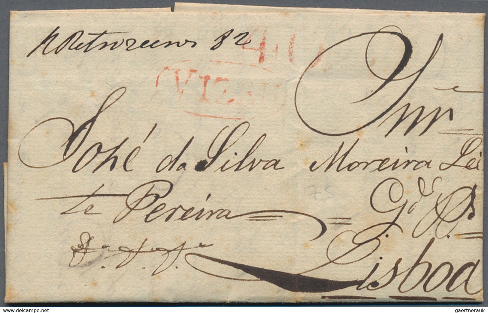 27739 Portugal: 1820/1946: 21 Envelopes And Postal Stationeries Including Pre-philatelic, Registered And U - Lettres & Documents