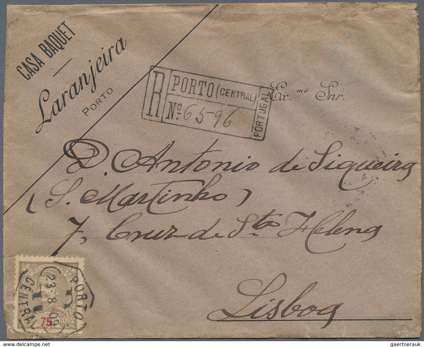 27739 Portugal: 1820/1946: 21 Envelopes And Postal Stationeries Including Pre-philatelic, Registered And U - Briefe U. Dokumente