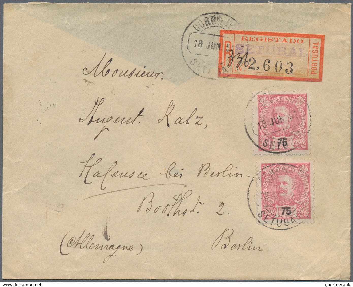 27739 Portugal: 1820/1946: 21 envelopes and postal stationeries including pre-philatelic, registered and u