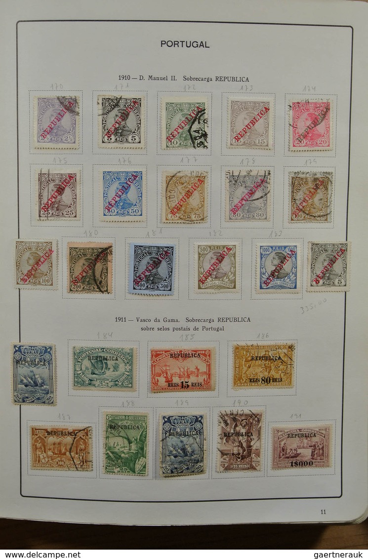 27742 Portugal: 1853-1983. Nicely Filled, Mint Hinged And Used Collection Portugal 1853-1983 In Album, Inc - Briefe U. Dokumente