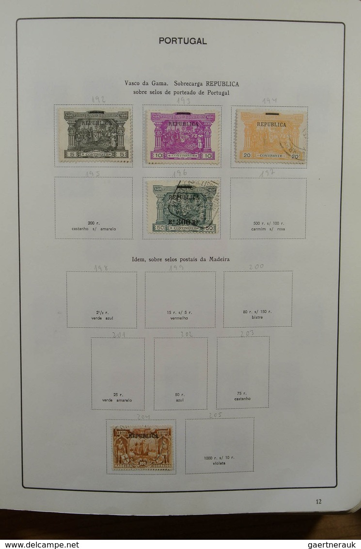 27742 Portugal: 1853-1983. Nicely Filled, Mint Hinged And Used Collection Portugal 1853-1983 In Album, Inc - Briefe U. Dokumente