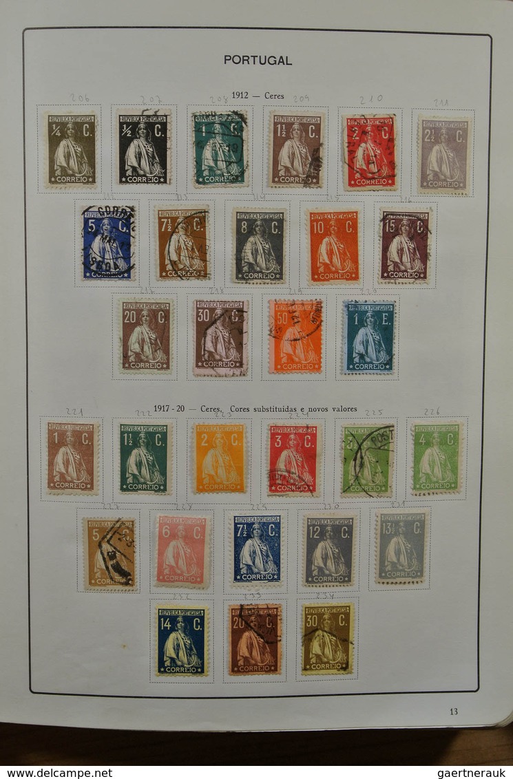 27742 Portugal: 1853-1983. Nicely Filled, Mint Hinged And Used Collection Portugal 1853-1983 In Album, Inc - Lettres & Documents