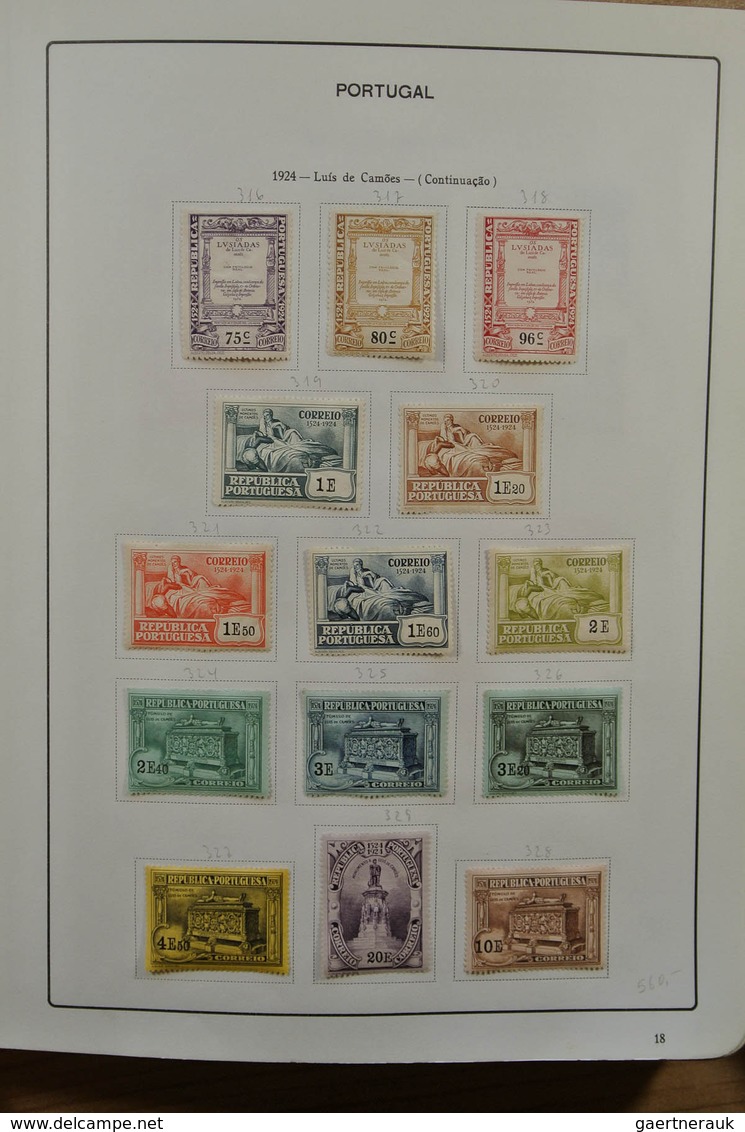 27742 Portugal: 1853-1983. Nicely filled, mint hinged and used collection Portugal 1853-1983 in album, inc