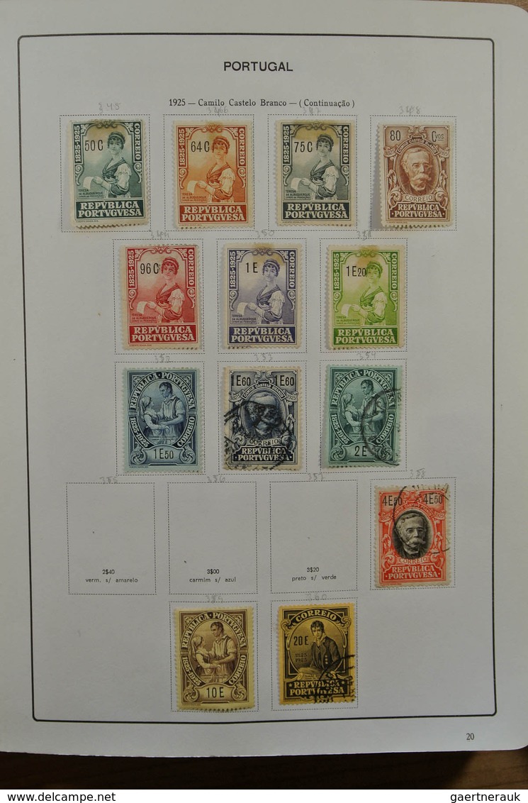 27742 Portugal: 1853-1983. Nicely filled, mint hinged and used collection Portugal 1853-1983 in album, inc