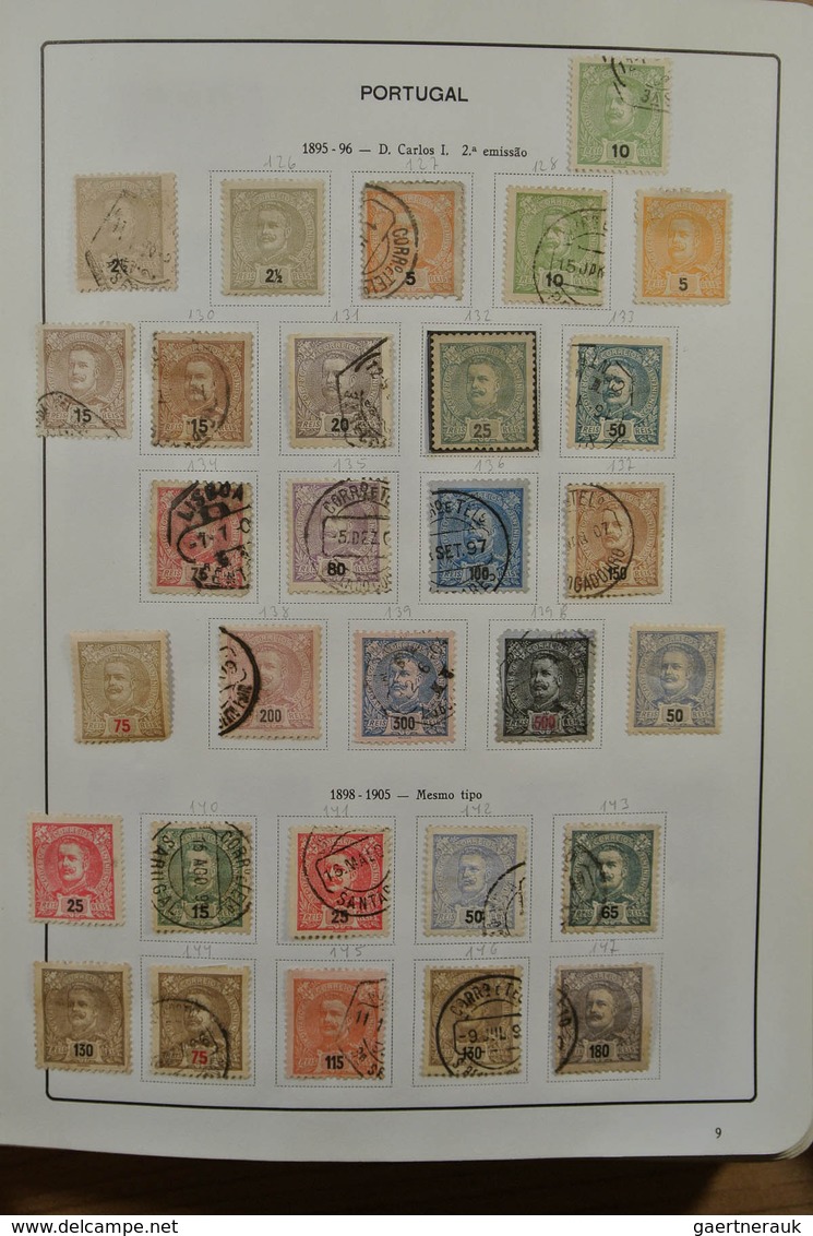 27742 Portugal: 1853-1983. Nicely filled, mint hinged and used collection Portugal 1853-1983 in album, inc