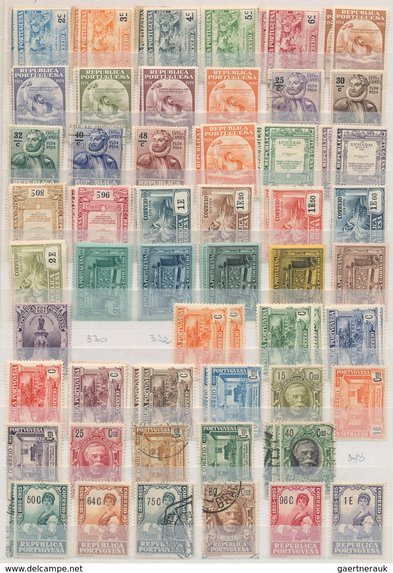 27744 Portugal: 1853/1960, Comprehensive Accumulation/collection In A Stockbook With Strength In The Class - Lettres & Documents