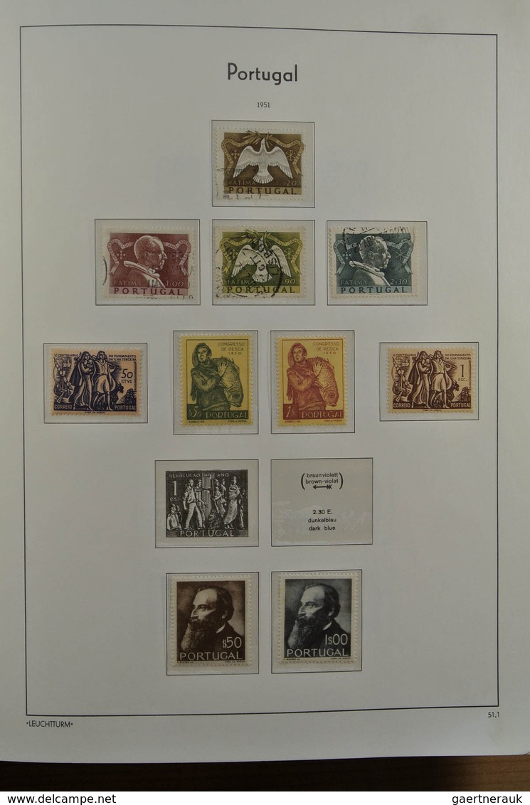 27767 Portugal: 1912-1984. Well filled, MNH, mint hinged and used collection Portugal 1912-1984 in 3 album