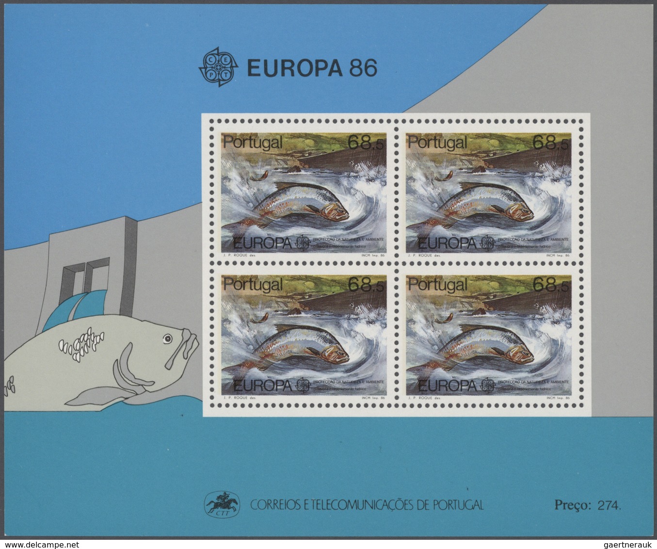 27790 Portugal: 1977/1998, huge stock of the blocks of the Europa issues of Portugal, Madeira and Azores.