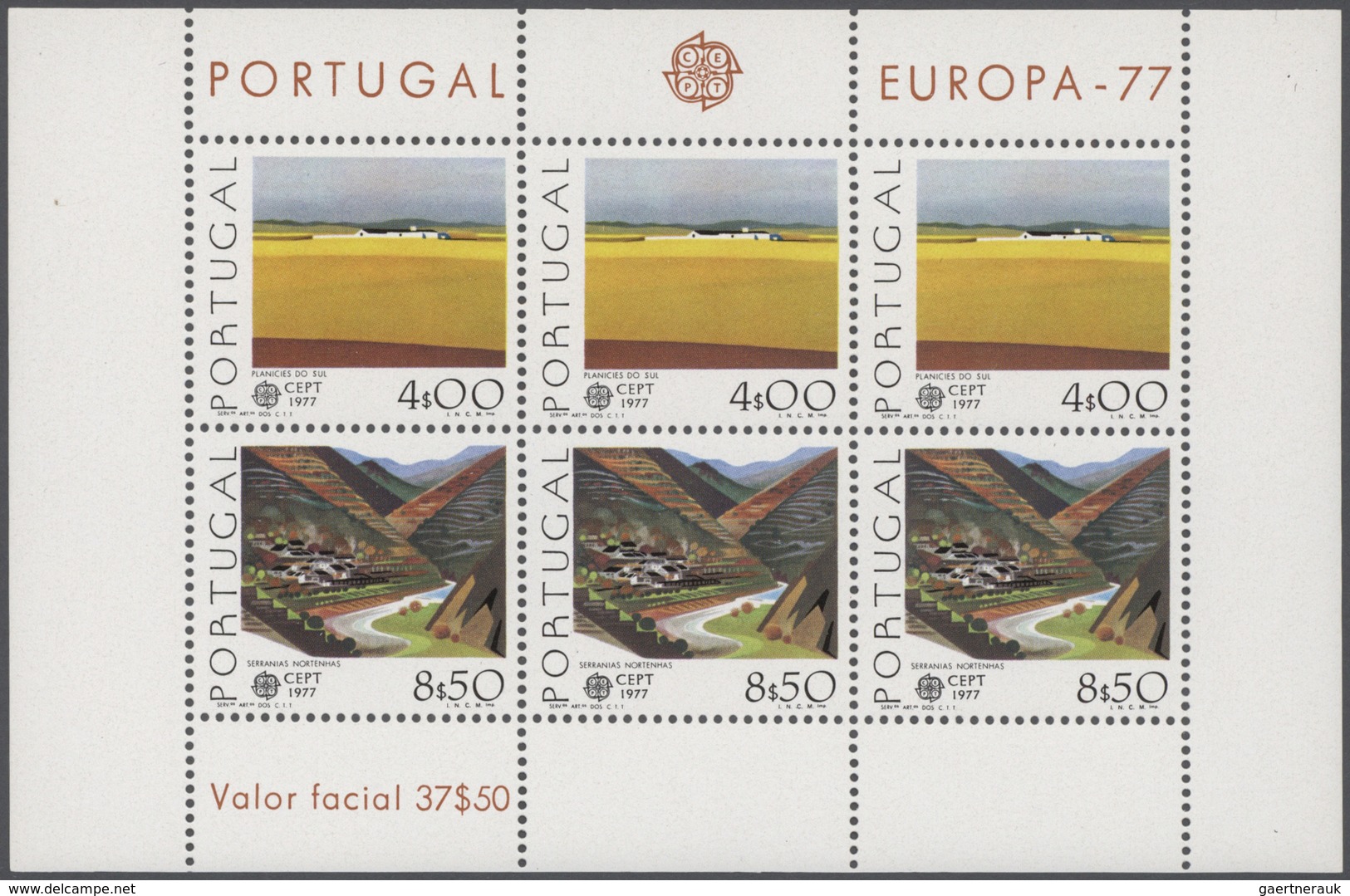 27790 Portugal: 1977/1998, huge stock of the blocks of the Europa issues of Portugal, Madeira and Azores.