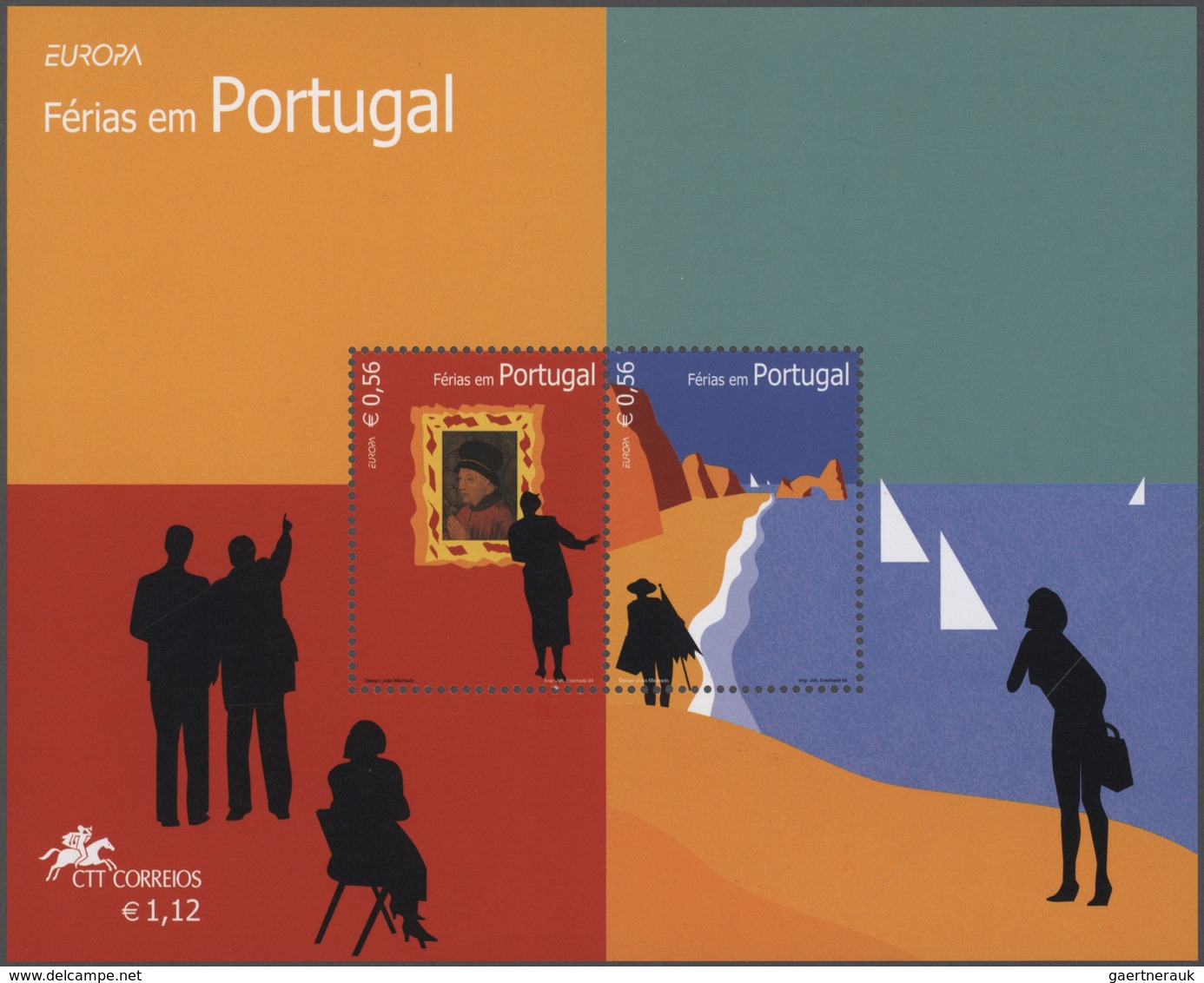 27813 Portugal: 2004, Europa, 37000 Copies Of The Block, All Mint Never Hinged. Michel 129500,- ?, Former - Lettres & Documents