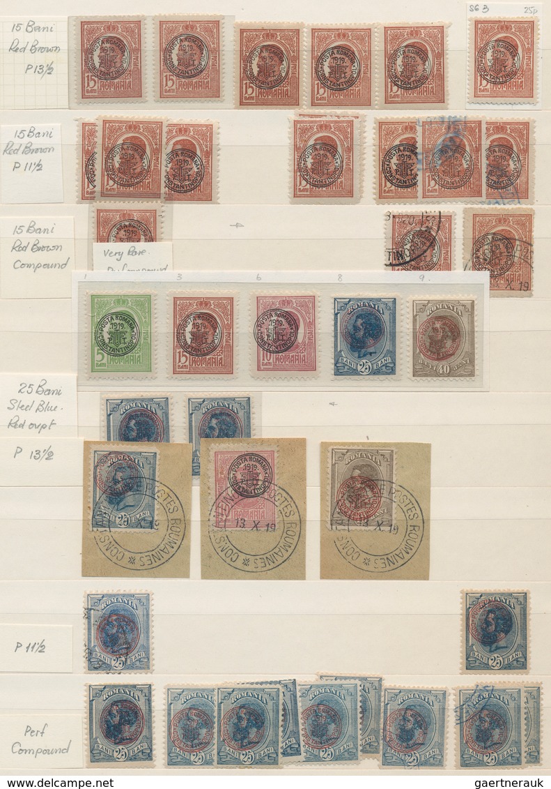 27887 Rumänien - Rumänische Post In Der Levante: 1896/1919, P.O. Levant/Post Office Constantinople, Mint A - Levant (Turquie)