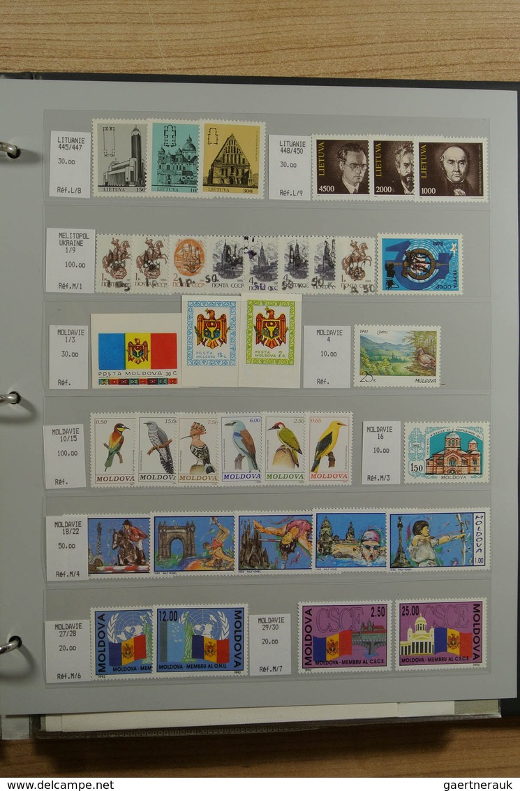 27902 Russland / Sowjetunion / GUS / Nachfolgestaaaten: Stockbook with very much modern MNH material of va