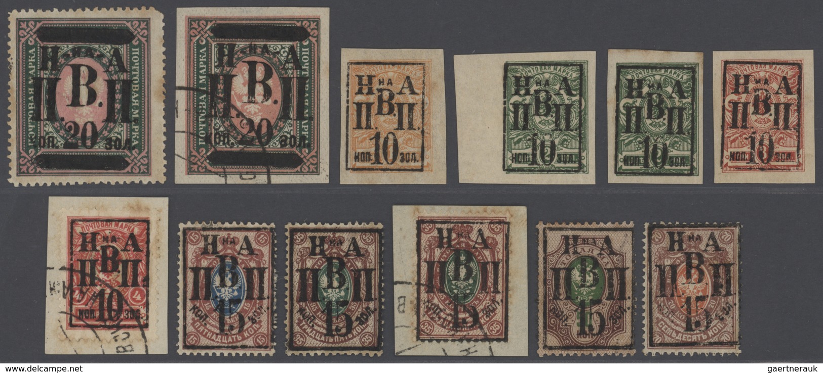 27927 Russland - Post Der Bürgerkriegsgebiete: Nikolajewsk / Amur / Priamur: 1921. Virtually Complete Set - Autres & Non Classés