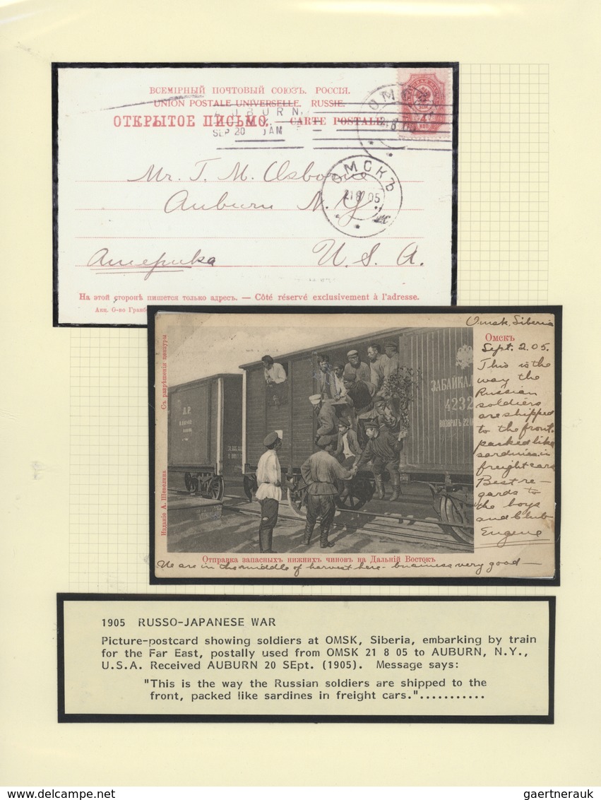 27936 Russland - Besonderheiten: 1904/05, Russo-Japanese war, the russian side, exhibition collection with