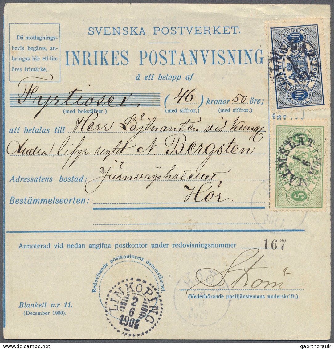 27964 Schweden: 1832 - 1949, Umfangreiche Briefesammlung Dabei Im Wesentlichen Nur Bessere Stück, Dabei Vi - Neufs