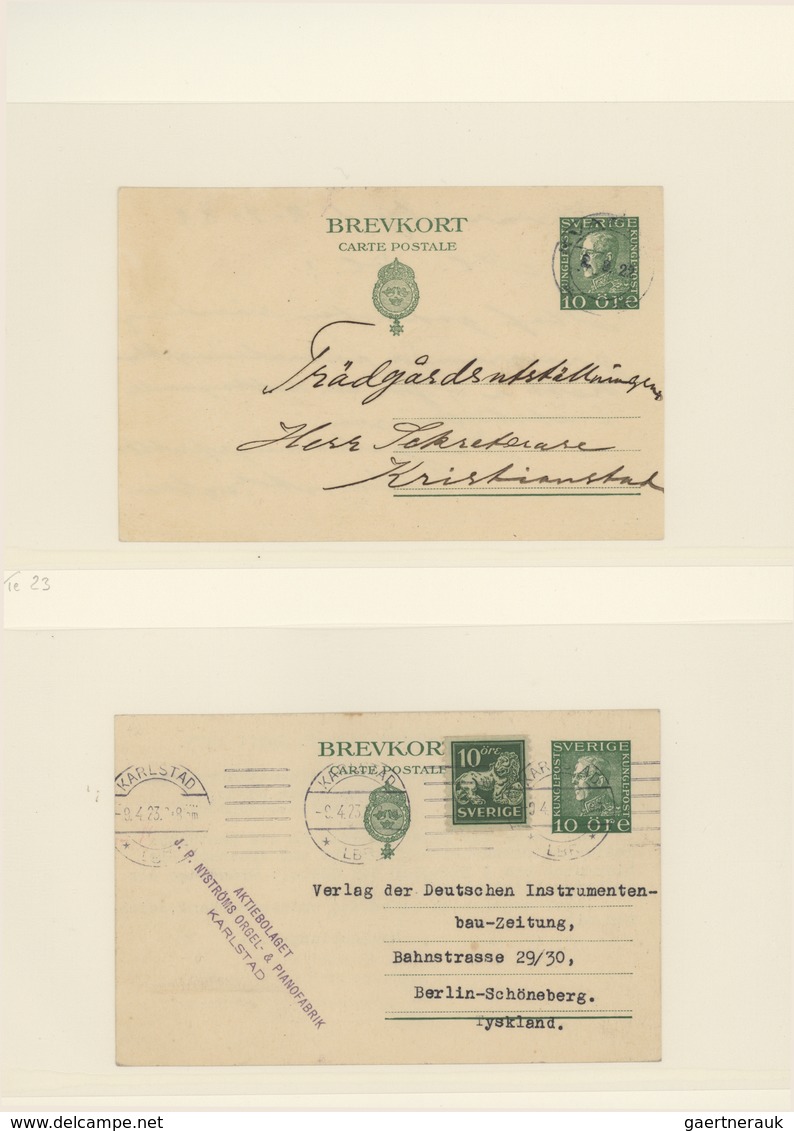 27977 Schweden: 1858/1998, Used Colllection/accumulation In Three Schaubek Albums, Well Sorted From Ancien - Ungebraucht