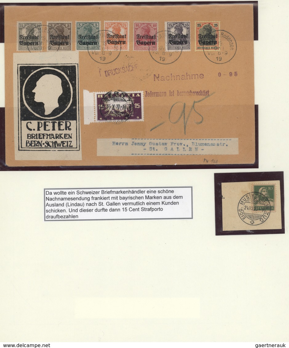 28012 Schweiz: 1843-1992: Sehr umfangreiche und spezialisierte Sammlung gestempelter Marken, zahlreicher B