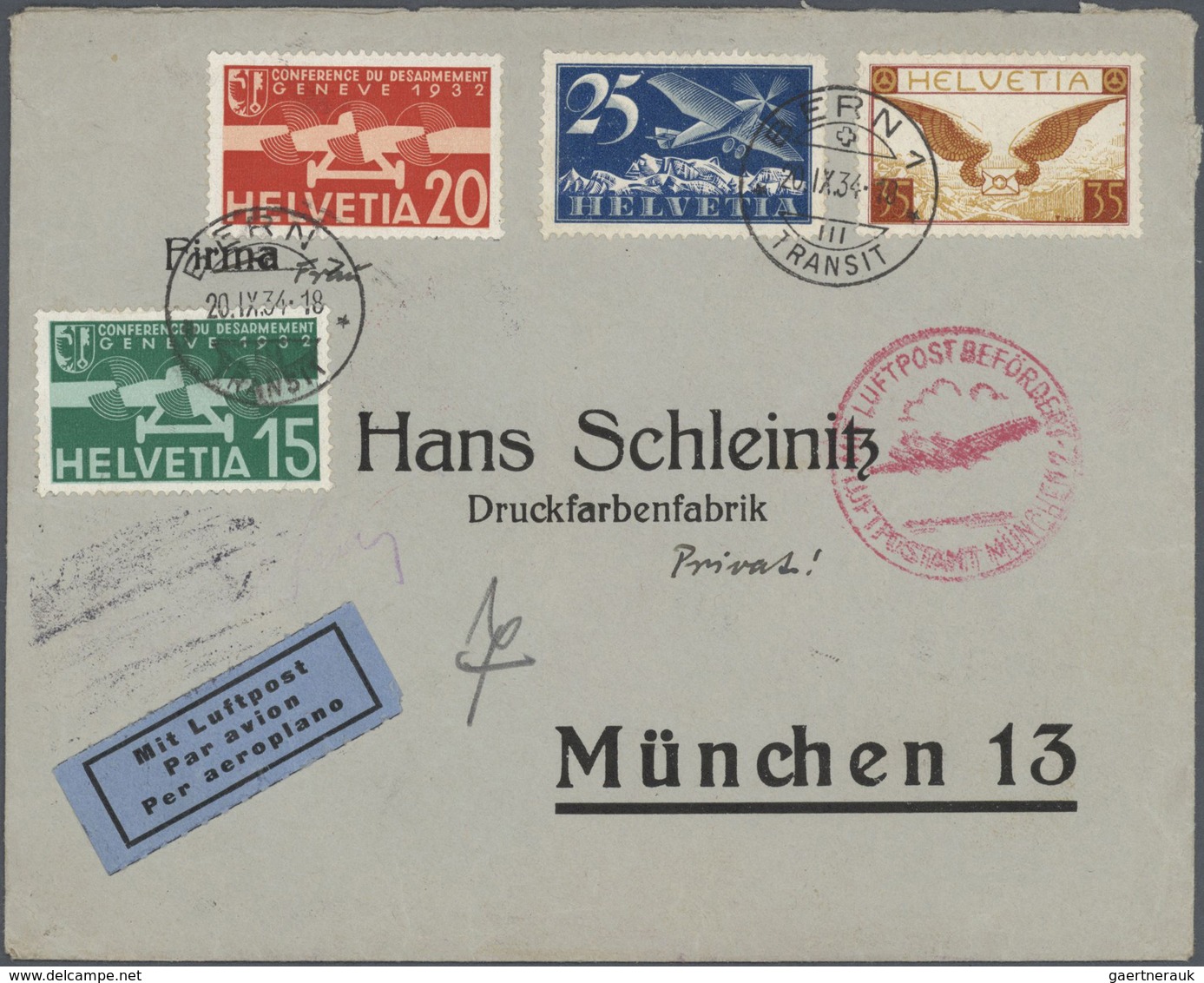 28017 Schweiz: 1846/2000 (ca.), umfangreicher und vielseitiger Bestand von ca. 900 Briefen/Karten/Ganzsach
