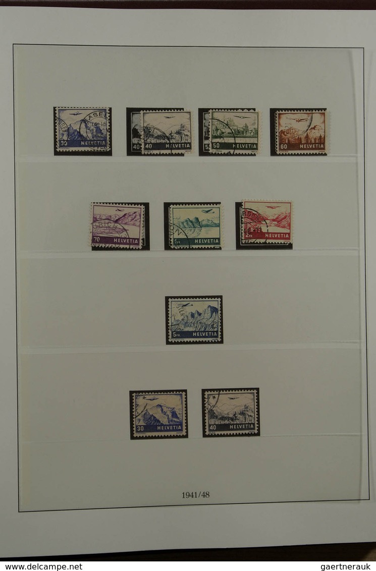 28023 Schweiz: 1850-1968. Nicely filled, partly double, MNH, mint hinged and used collection Switzerland 1