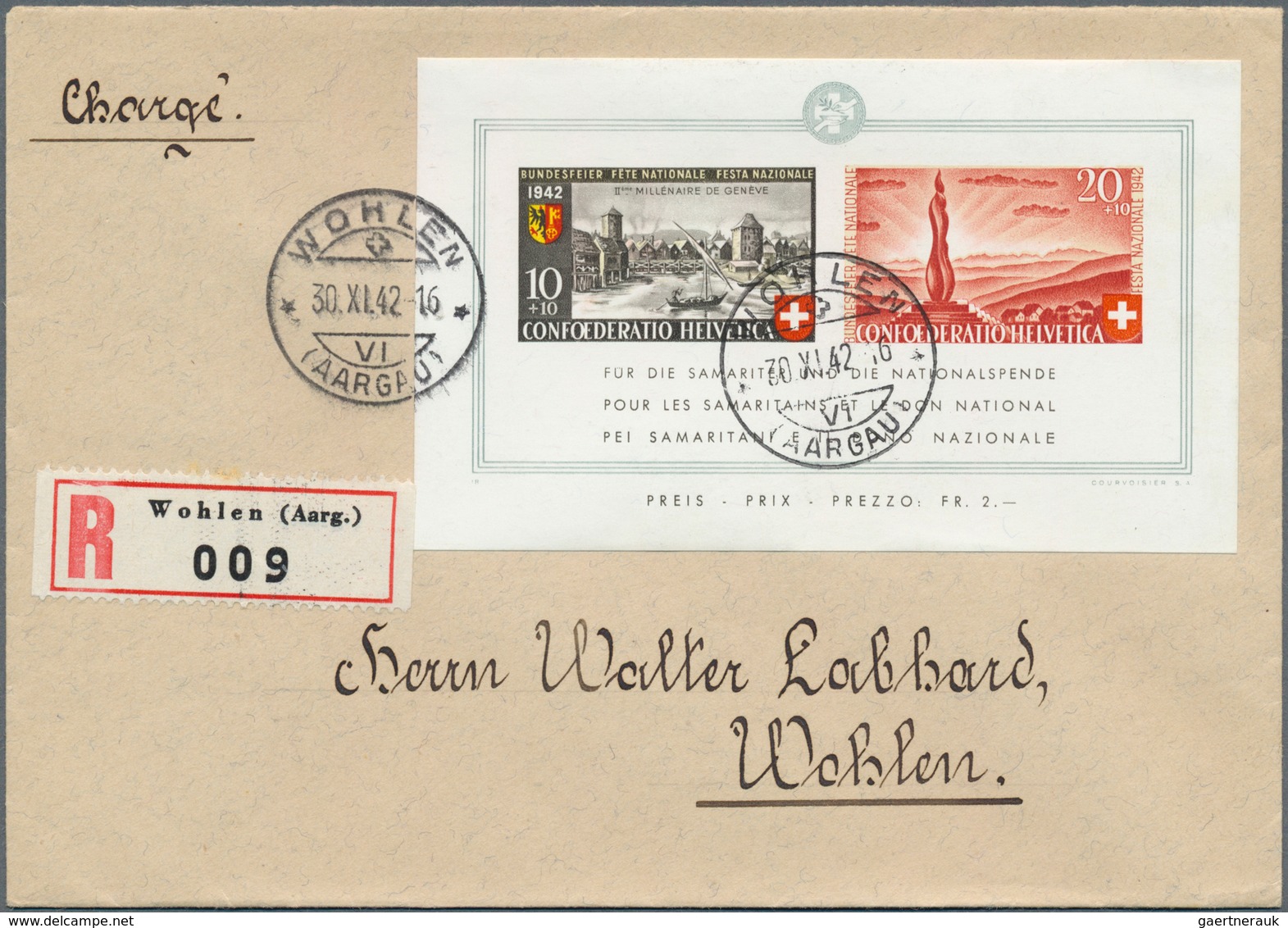 28049 Schweiz: 1870 - 1988 (ca.), Umfangreicher Posten Von Mehreren Hundert Poststücken, Dabei Einschreibe - Neufs