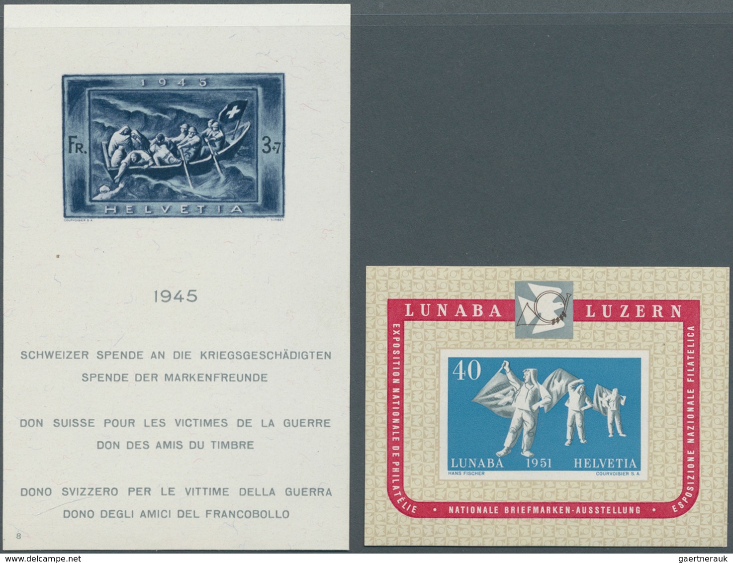 28059 Schweiz: 1900-1951: Umfangreiche Sammlung Von Marken Und Blocks, Ganz überwiegend Postfrisch, Wenige - Ungebraucht