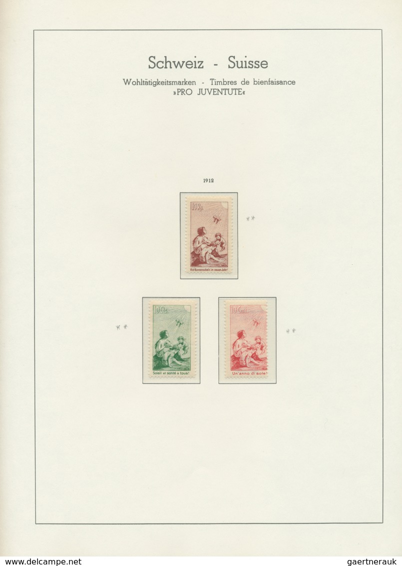 28078 Schweiz: 1912-1988: Sammlung Der Flugpostmarken, Pro Juventute, Pro Patria Und Blocks & Wohltätigkei - Neufs