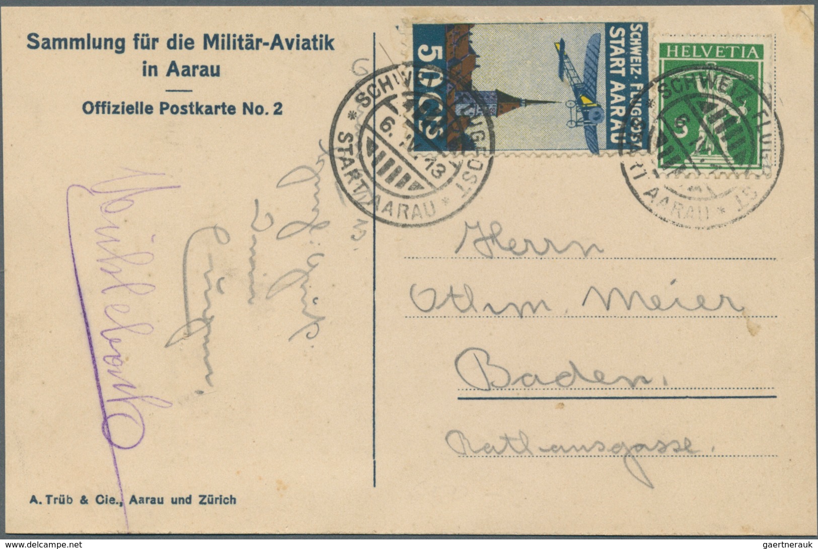 28080 Schweiz: 1912-1962 (meist): Umfangreiche Kollektion Von Rund 230 Briefen, Postkarten Und FDCs, Dabei - Neufs