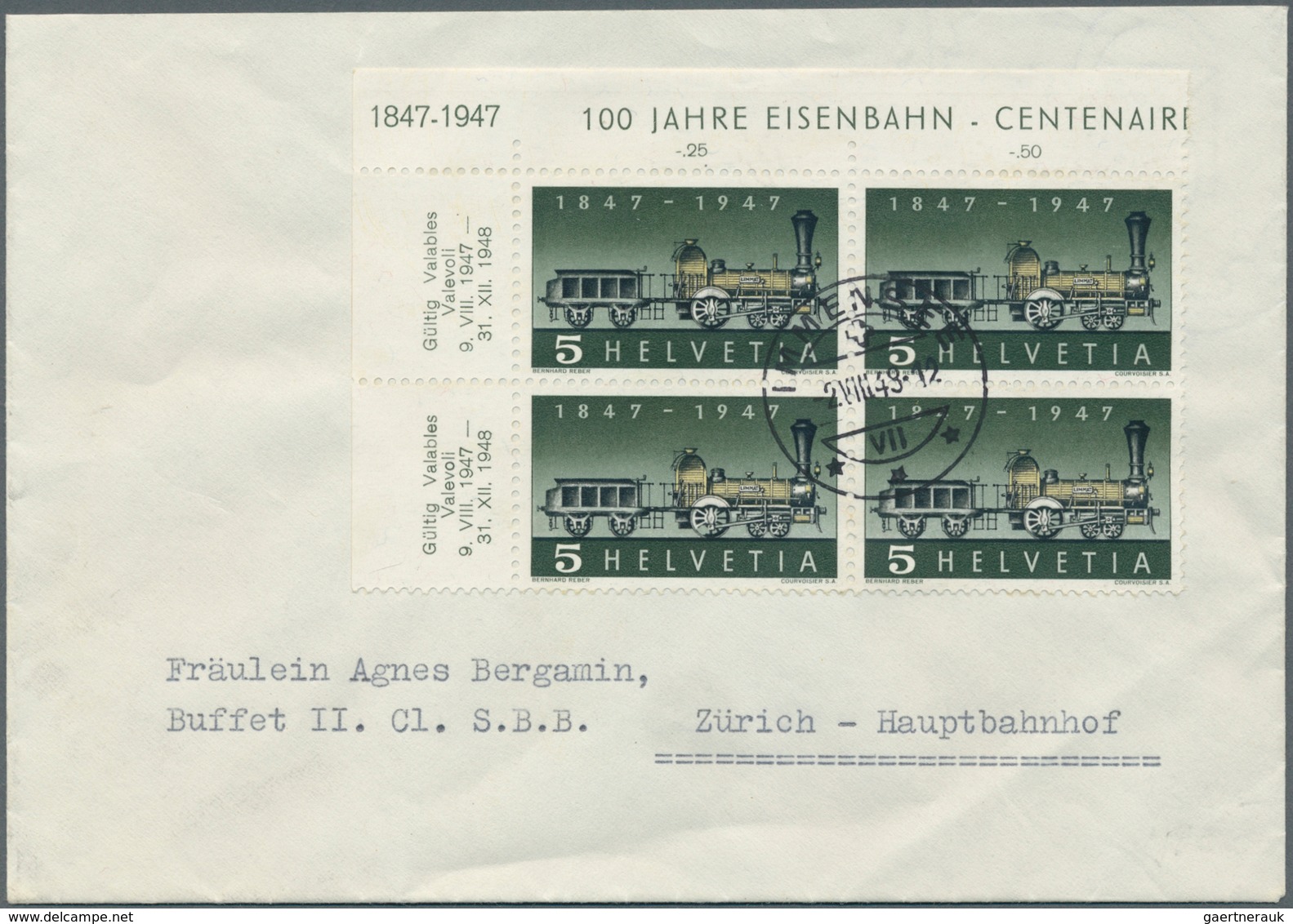 28080 Schweiz: 1912-1962 (meist): Umfangreiche Kollektion Von Rund 230 Briefen, Postkarten Und FDCs, Dabei - Neufs