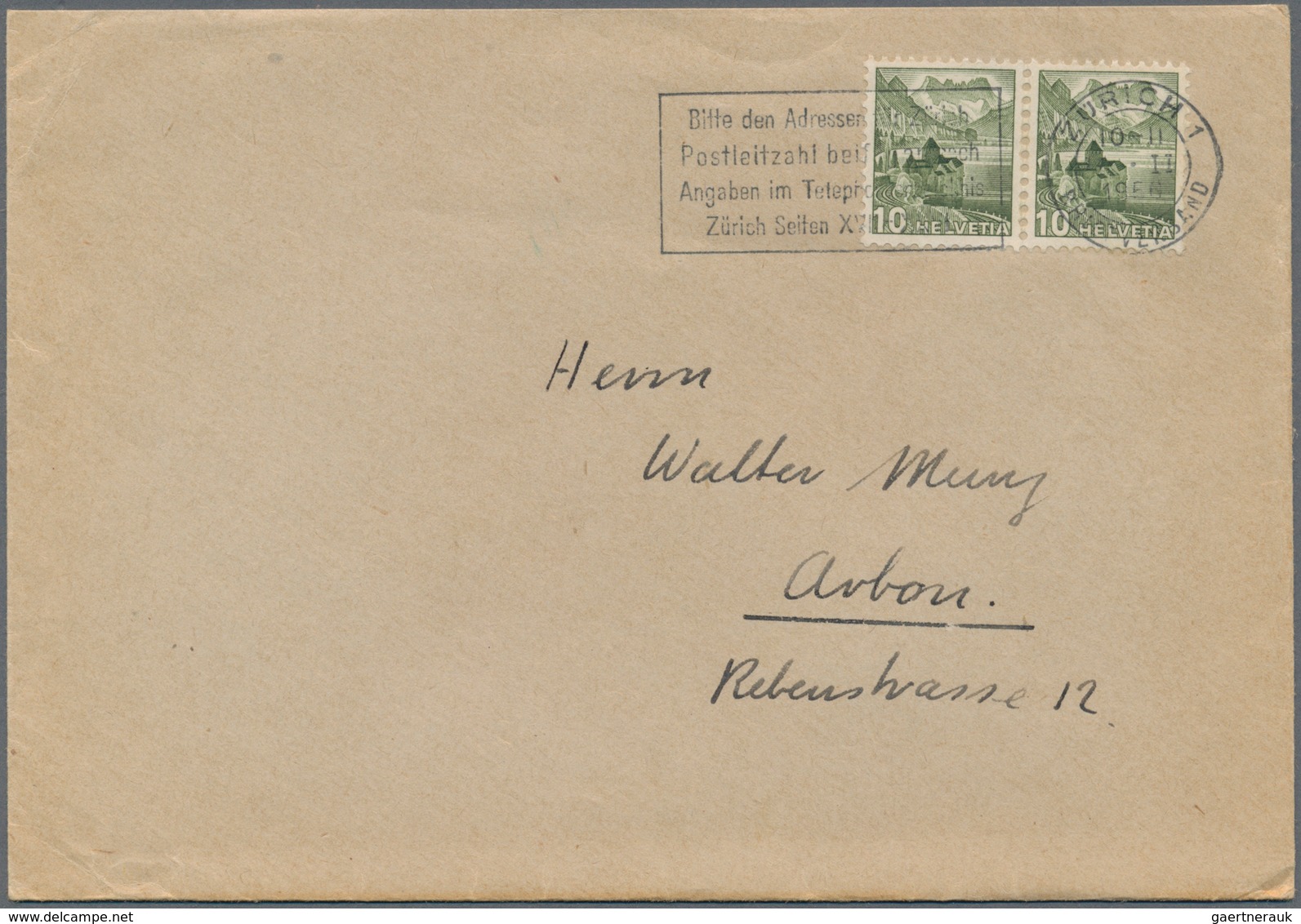 28083 Schweiz: 1920/2000 (ca.), Vielseitiger Bestand Von Geschätzt Ca. 1.000 (meist Bedarfs-)Briefen Und K - Neufs