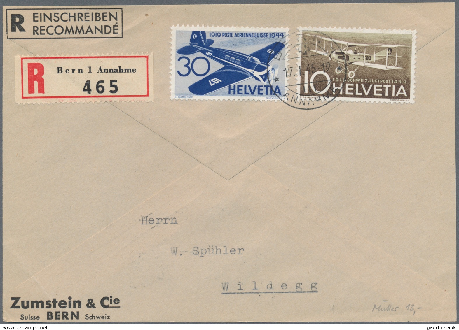 28083 Schweiz: 1920/2000 (ca.), vielseitiger Bestand von geschätzt ca. 1.000 (meist Bedarfs-)Briefen und K