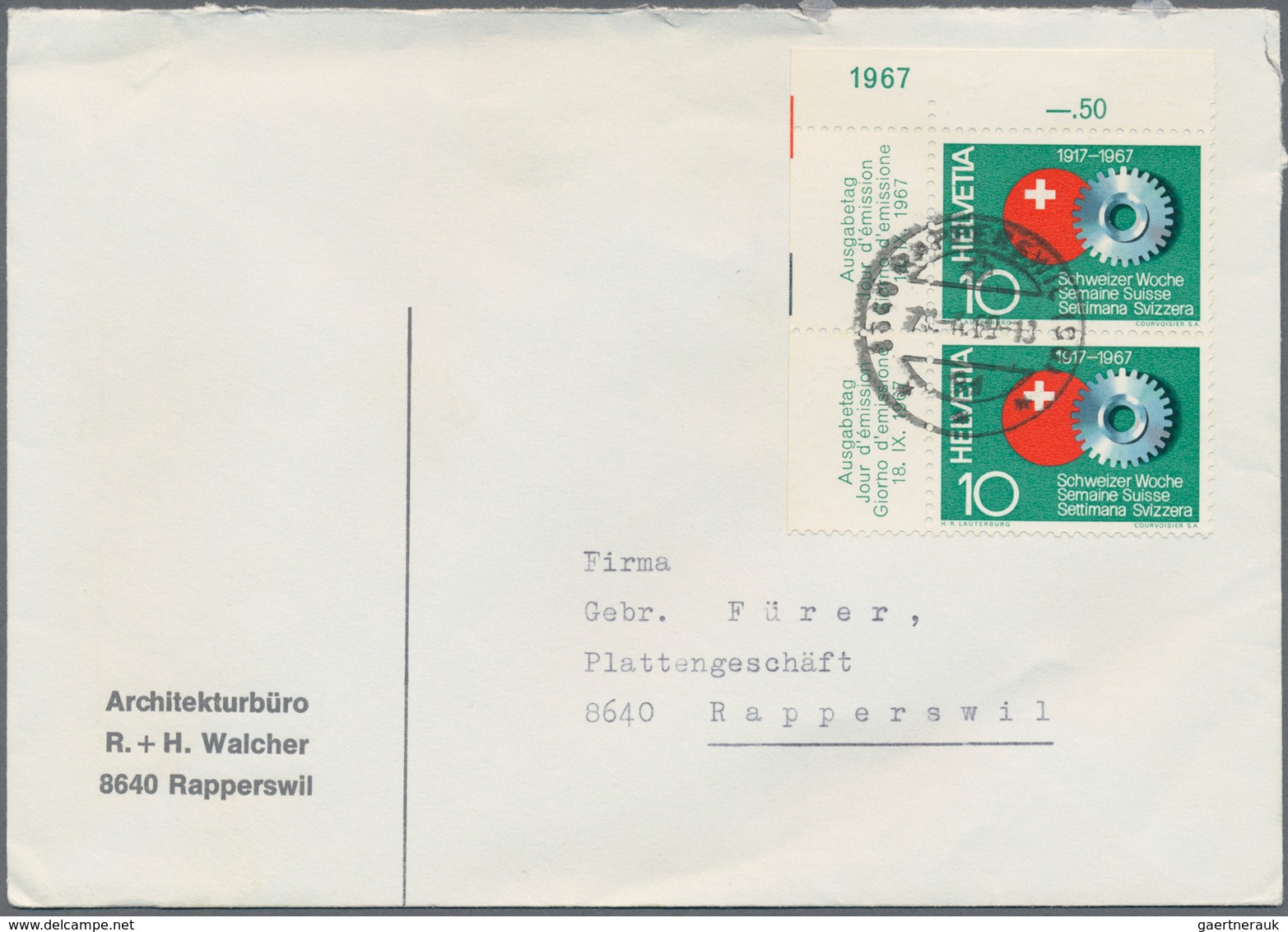 28099 Schweiz: 1940/2000 (ca.), Vielseitiger Bestand Von Geschätzt Ca. 1.000 (meist Bedarfs-)Briefen Und K - Neufs