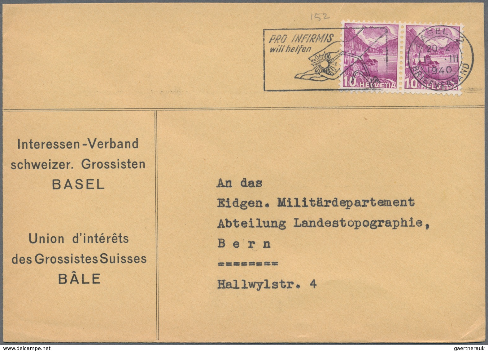 28099 Schweiz: 1940/2000 (ca.), vielseitiger Bestand von geschätzt ca. 1.000 (meist Bedarfs-)Briefen und K