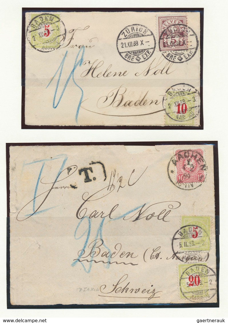 28133 Schweiz - Nebengebiete: 1871-Moderne: Sammlung Der Dienst-, Ämter-, Porto-, Portofreiheits-, Telegra - Autres & Non Classés
