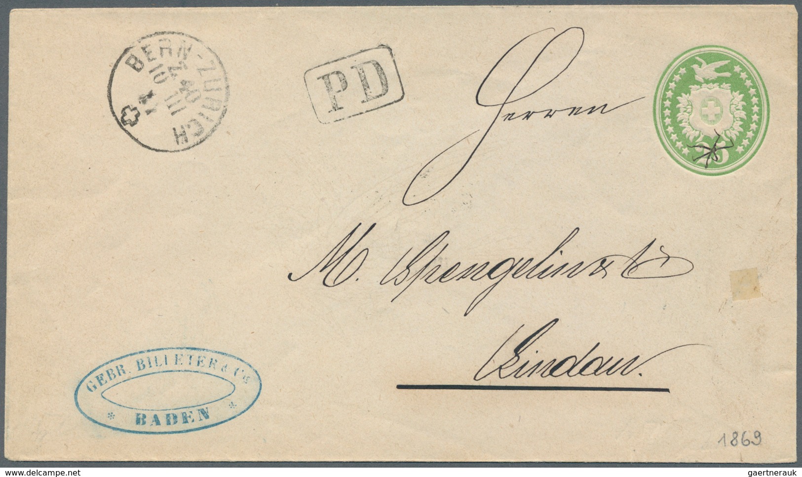 28161 Schweiz - Ganzsachen: 1867/1960 Ca.: Umfangreicher Bestand Von Rund 500 Ganzsachen, Meist Gebraucht, - Entiers Postaux