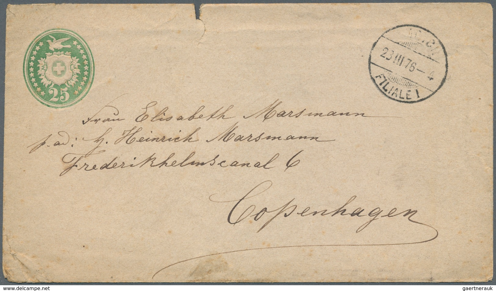 28161 Schweiz - Ganzsachen: 1867/1960 Ca.: Umfangreicher Bestand Von Rund 500 Ganzsachen, Meist Gebraucht, - Entiers Postaux