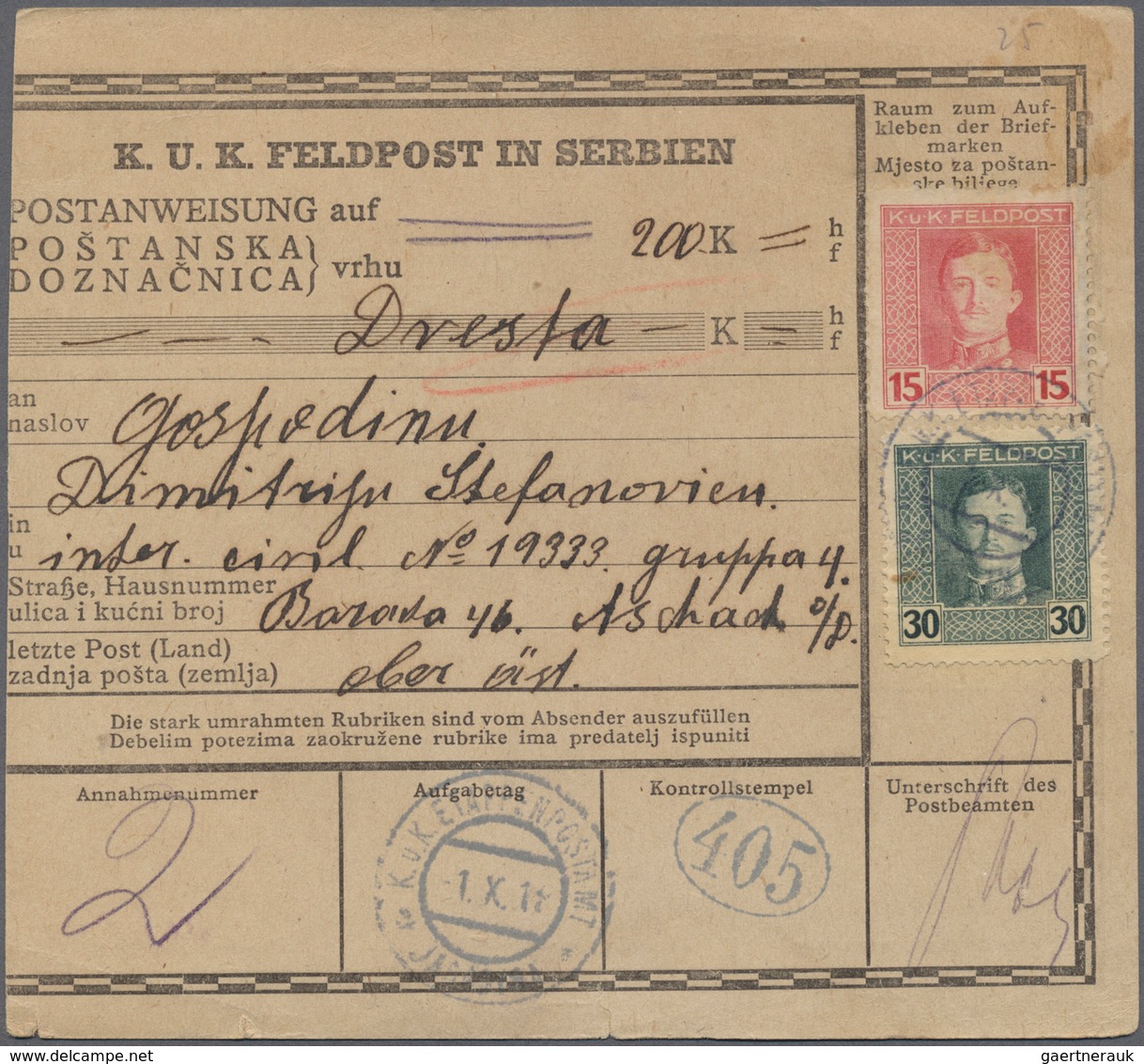 28172 Serbien: 1840/1918, accumulation of apprx. 95 covers, cards and stationeries, exclusively better and