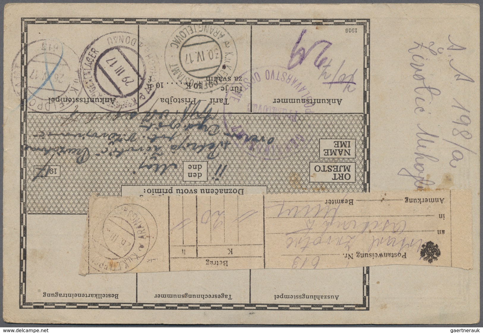 28172 Serbien: 1840/1918, accumulation of apprx. 95 covers, cards and stationeries, exclusively better and