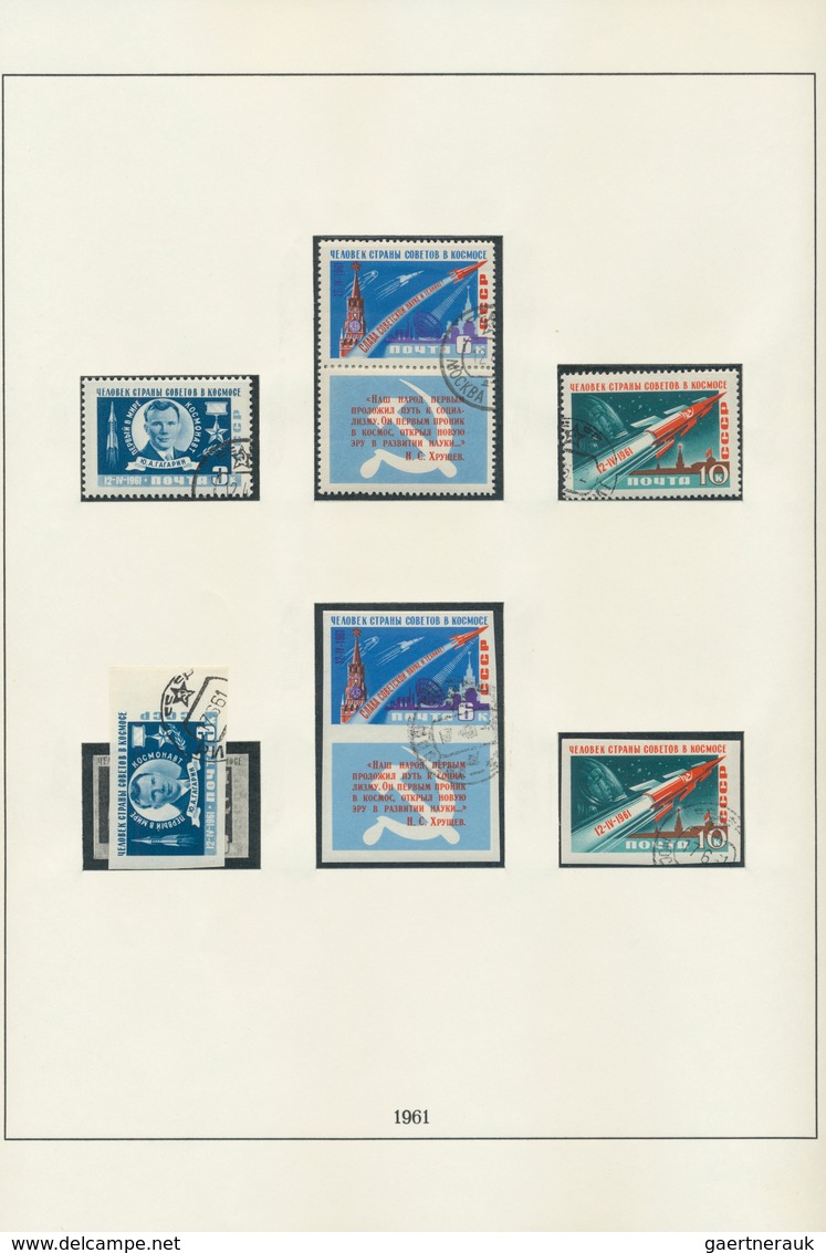 28198 Sowjetunion: 1956/1991, A Used Collection In Nine Lindner Binders, Well Collected Throughout, Showin - Lettres & Documents