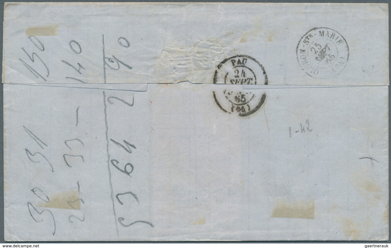 28234 Spanien: 1822/1944, Lot Of Five Better Entires (single Lots), Incl. One Pre-philatelic Cover, Card T - Oblitérés