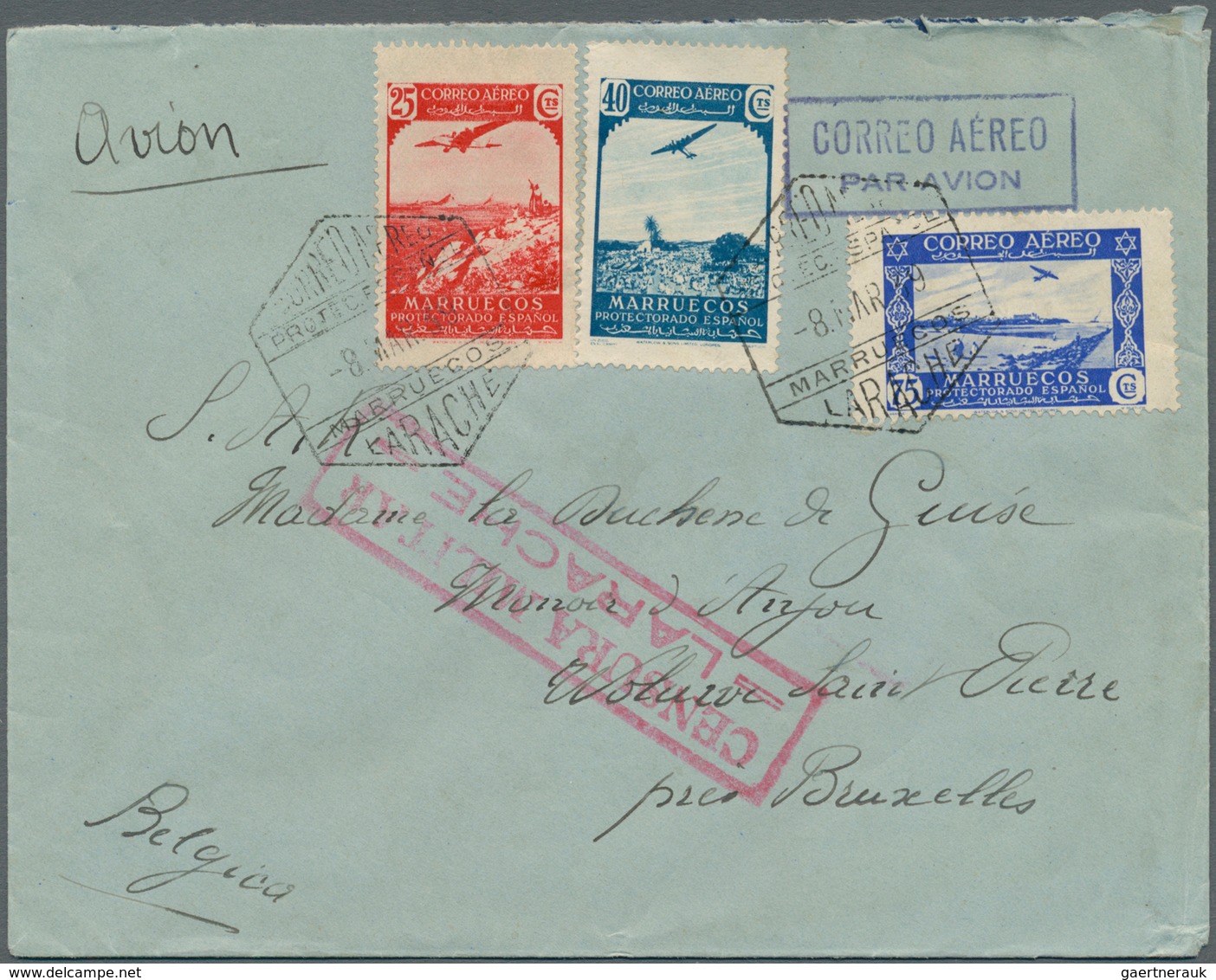 28235 Spanien: 1843/1944: 29 Envelopes, Picture Postcards And Postal Stationeries Including Censored Mail, - Oblitérés